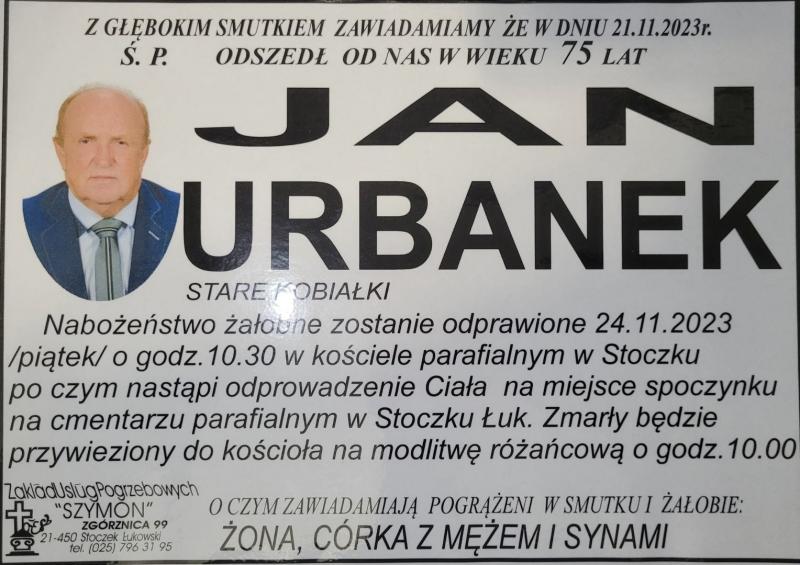 Jan  Urbanek