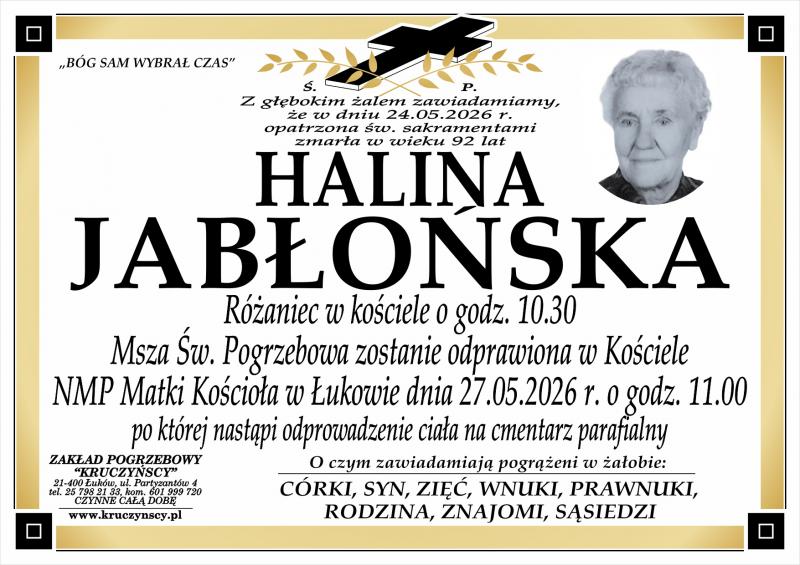 Halina  Jabłońska