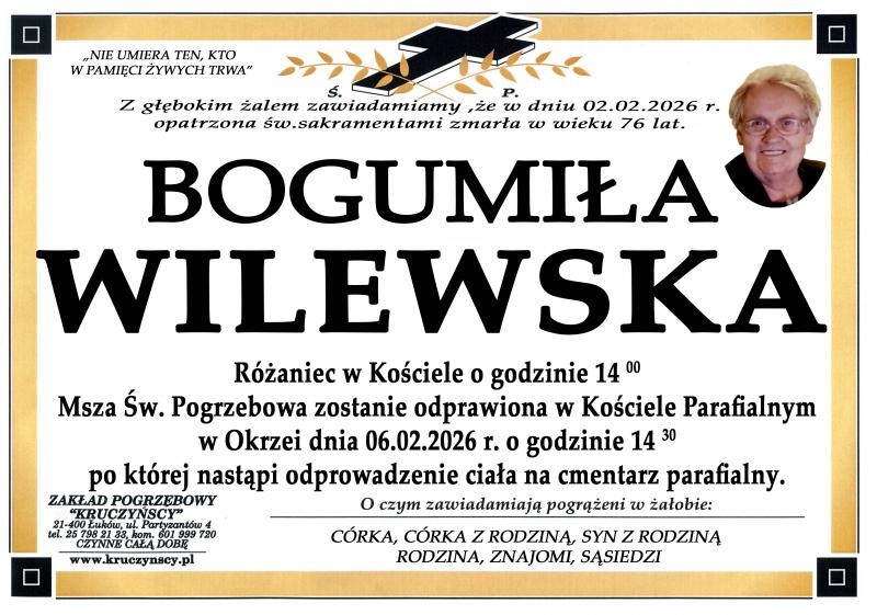 Bogumiła   Wilewska 