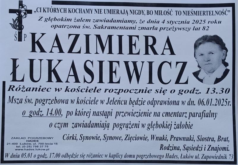 Kazimiera  Łukasiewicz 