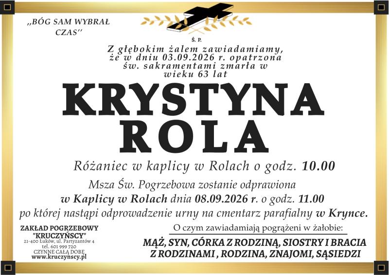 Krystyna  Rola