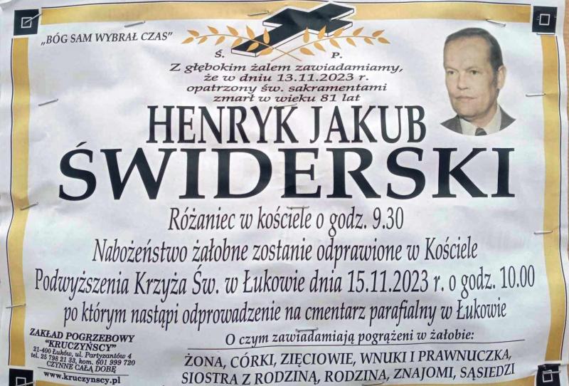 Henryk Jakub Świderski 