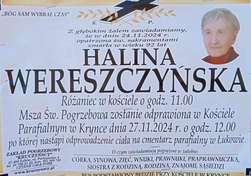 Halina Wereszczyńska
