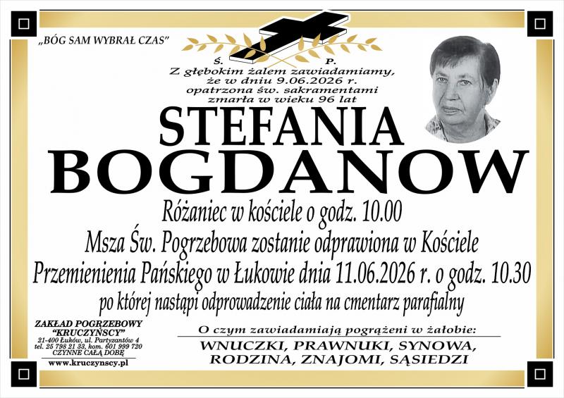 Stefania  Bogdanow