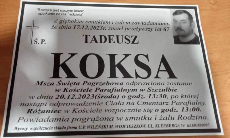 Tadeusz  KOKSA