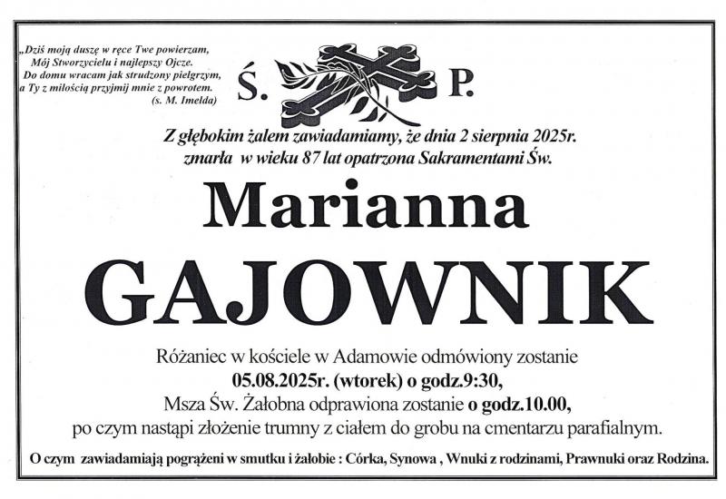 Marianna Gajownik