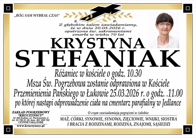 Krystyna  Stefaniak 
