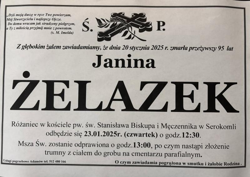 Janina Żelazek