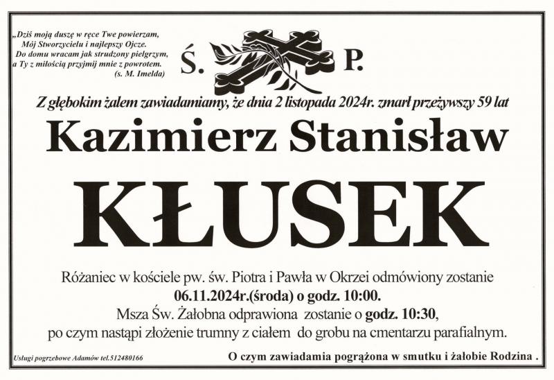 Kazimierz Stanisław Kłusek