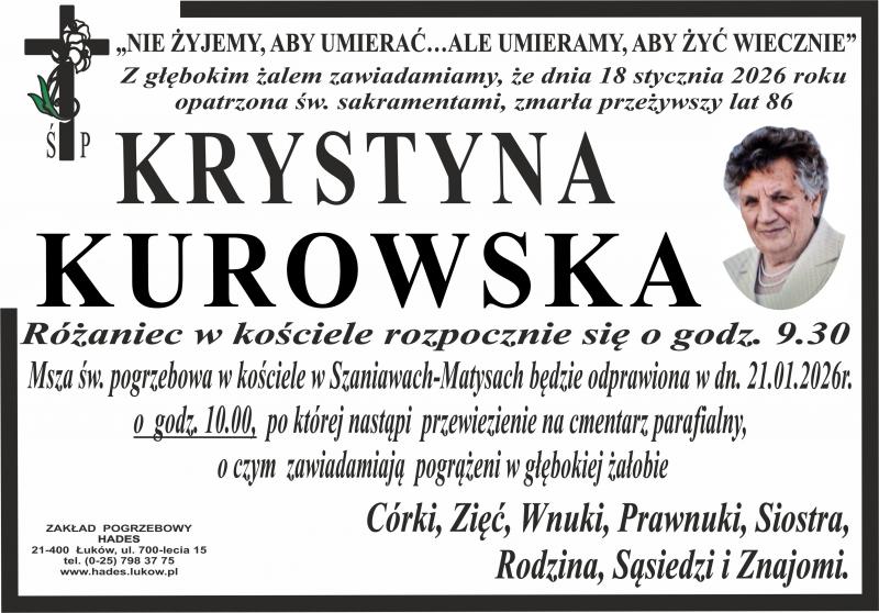 Krystyna  Kurowska 