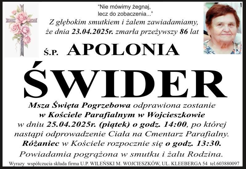 Apolonia Świder