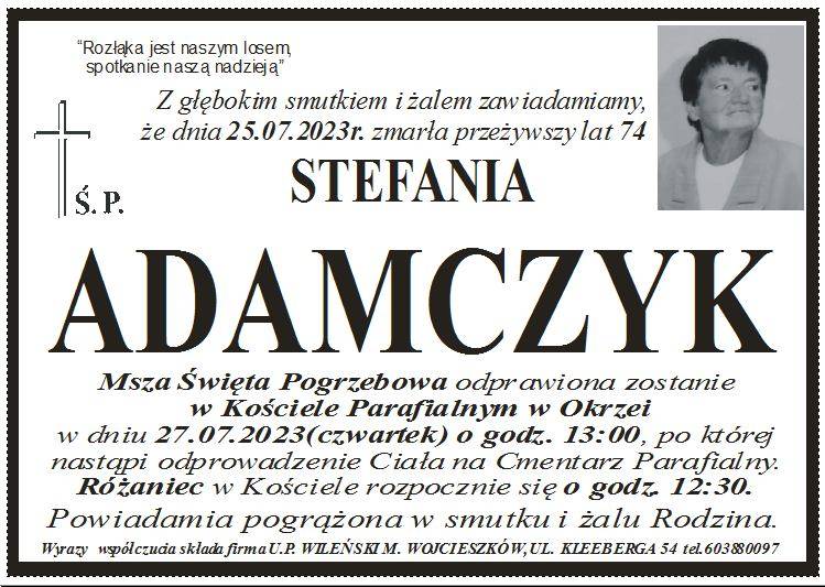 Stefania  Adamczyk