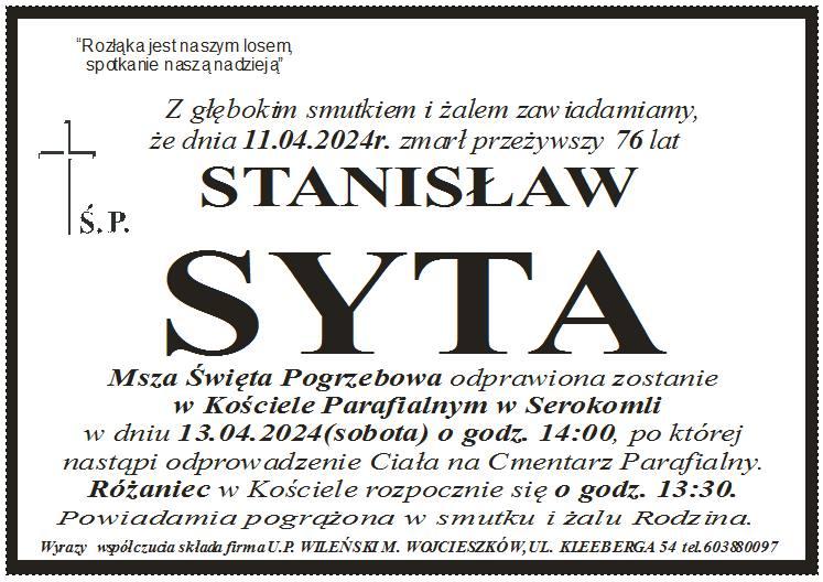 Stanisław  Syta