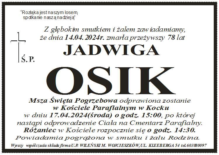 Jadwiga  Osik