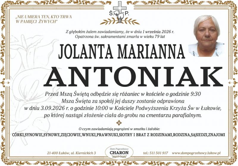 Jolanta Marianna  Antoniak 