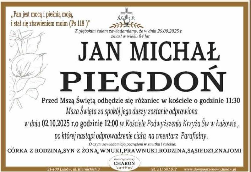 Jan Michał Piegdoń