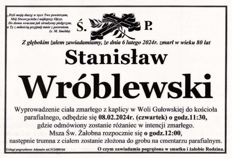 Stanisław  Wróblewski 