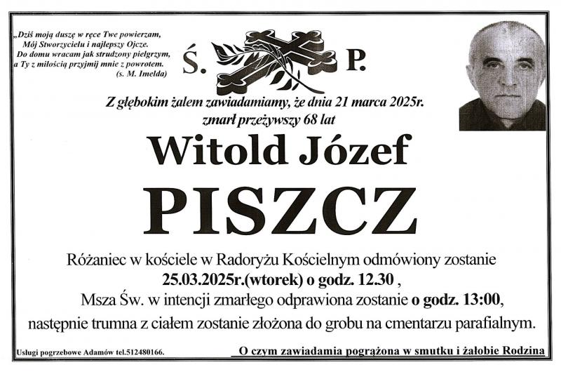 Witold Józef Piszcz
