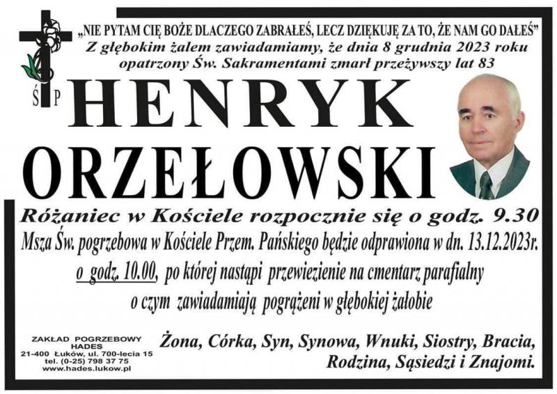 Henryk  Orzełowski