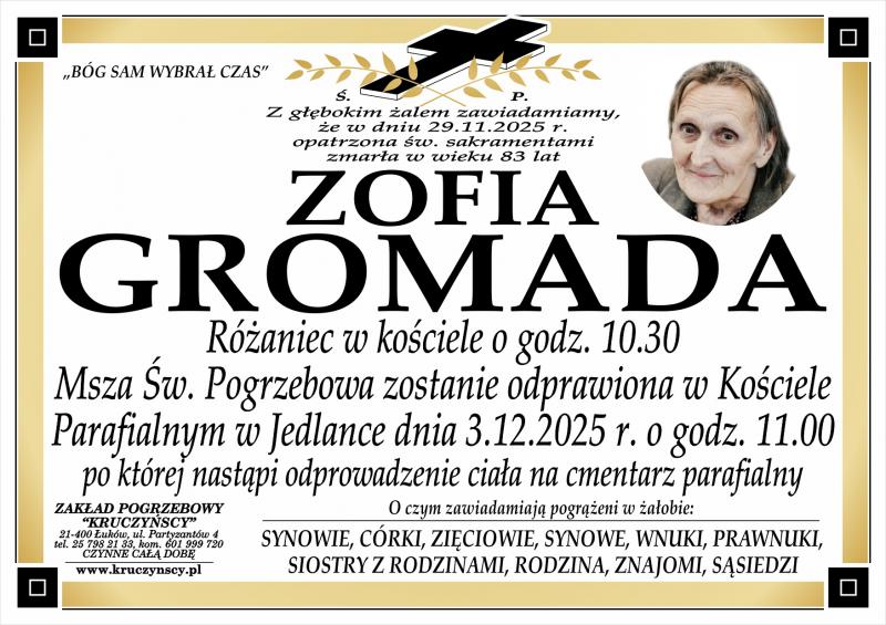 Zofia  Gromada