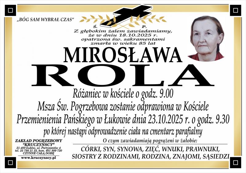 Mirosława  Rola 