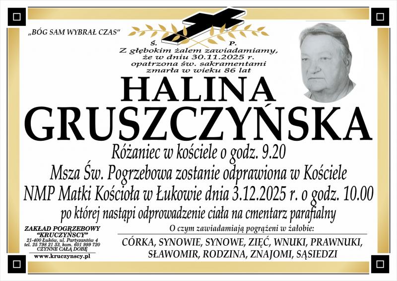 Halina  Gruszczyńska 