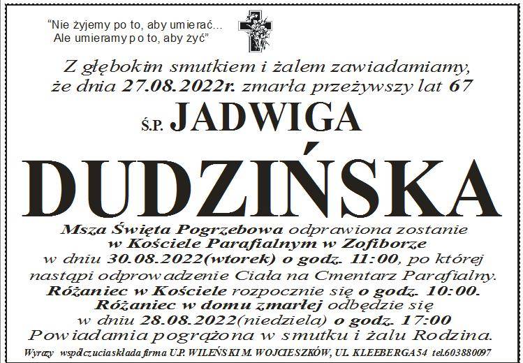 Jadwiga  DUDZIŃSKA