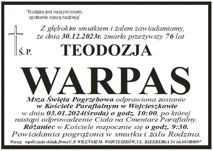Teodozja  Warpas