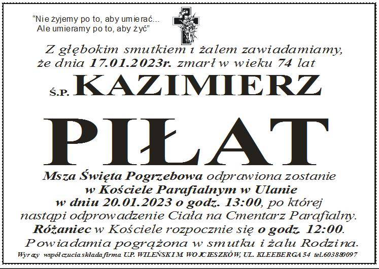 Kazimierz  Piłat 