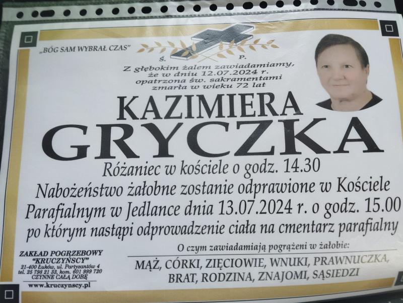 Kazimiera  Gryczka