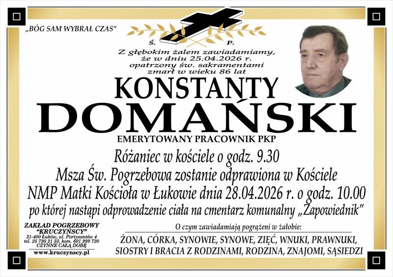 Konstanty Domański 
