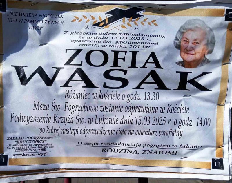 Zofia  Wasak