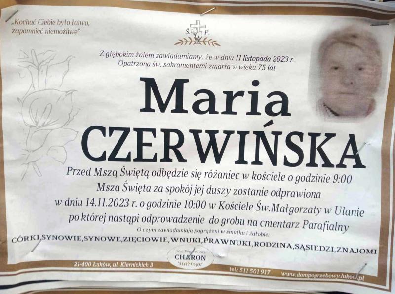 Maria  Czerwińska 