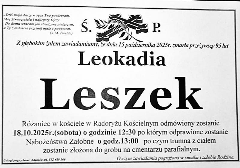 Leokadia Leszek