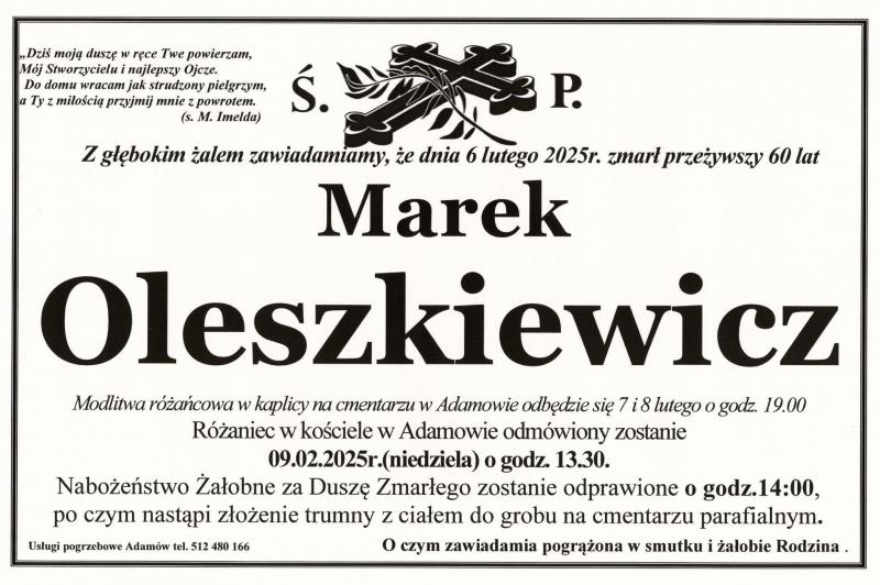 Marek Oleszkiewicz