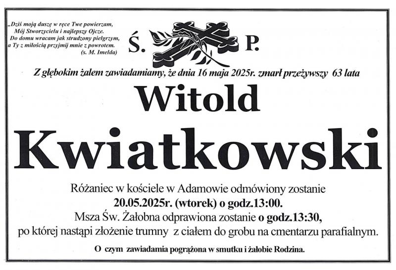 Witold Kwiatkowski