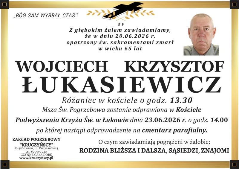 Wojciech Krzysztof  Łukasiewicz