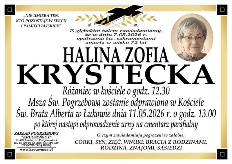 Halina Zofia Krystecka 