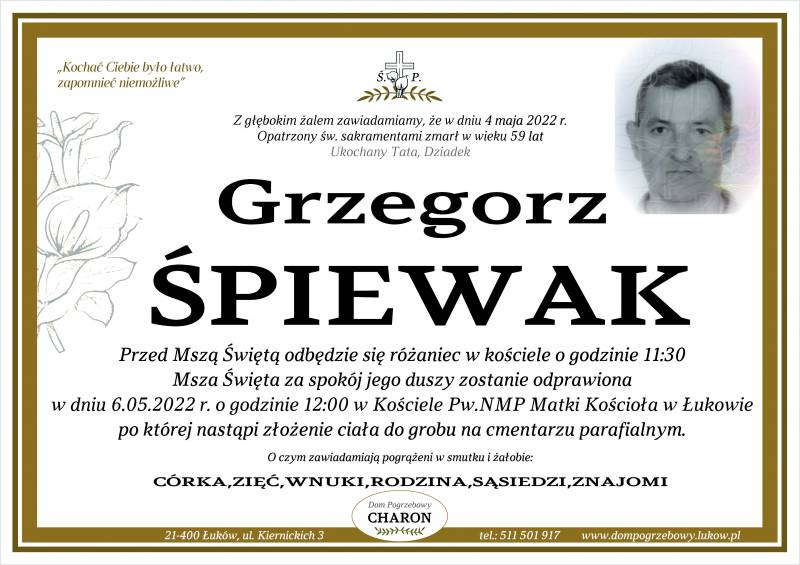 Grzegorz  ŚPIEWAK