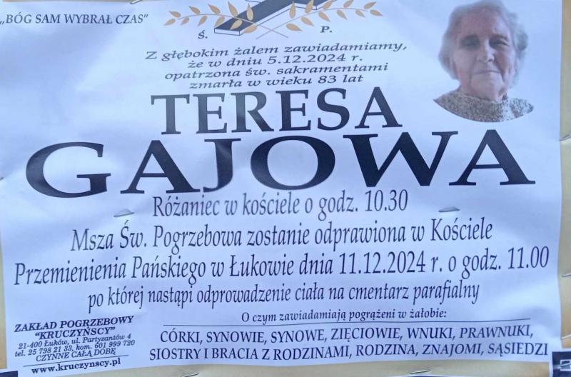 Teresa Gajowa