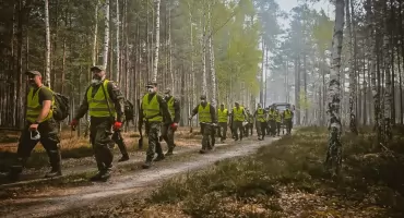 Terytorialsi wspierają walkę z pożarem w powiecie biłgorajskim