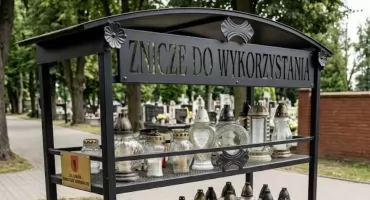 Koniec z wyrzucaniem dobrych zniczy w Łukowie. Zarządca cmentarza wprowadza radykalne zmiany