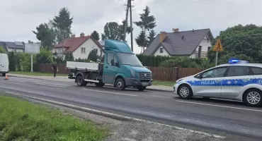 Wypadek na DK-63 w Ulanie-Majoracie. Potrącony 74-letni rowerzysta trafił do szpitala