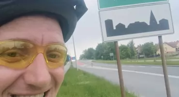 300 km w jeden dzień! Niezwykły wyczyn rowerzysty z Wojcieszkowa