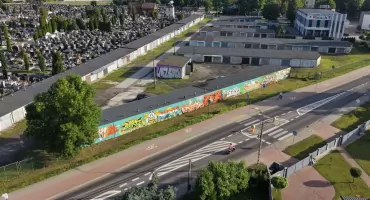 Kolorowa rewolucja na Osiedlu Unitów Podlaskich. Garaże zamieniły się w dzieła sztuki!