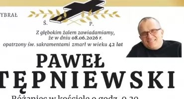 Społeczność Domu Seniora w Świderkach żegna Pawła Stępniewskiego. Miał 42 lata