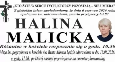 Odeszła Halina Malicka. Przez lata uczyła w łukowskiej „Czwórce”