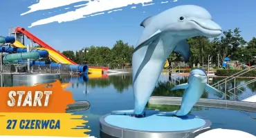 Sezon na „Delfinie” startuje 27 czerwca. Oprócz basenów będzie mini golf i piana party