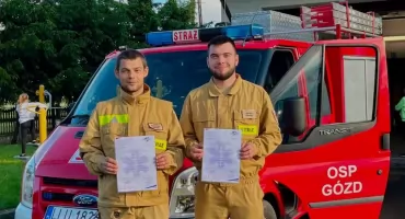 Będzie bezpieczniej w  gminie Stanin. Strażacy z OSP Gózd podnoszą poprzeczkę!