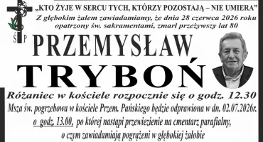Łuków żegna legendę sportu. Uroczystości pogrzebowe trenera Przemysława Trybonia